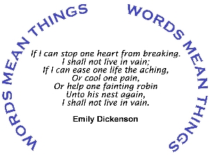 words mean things